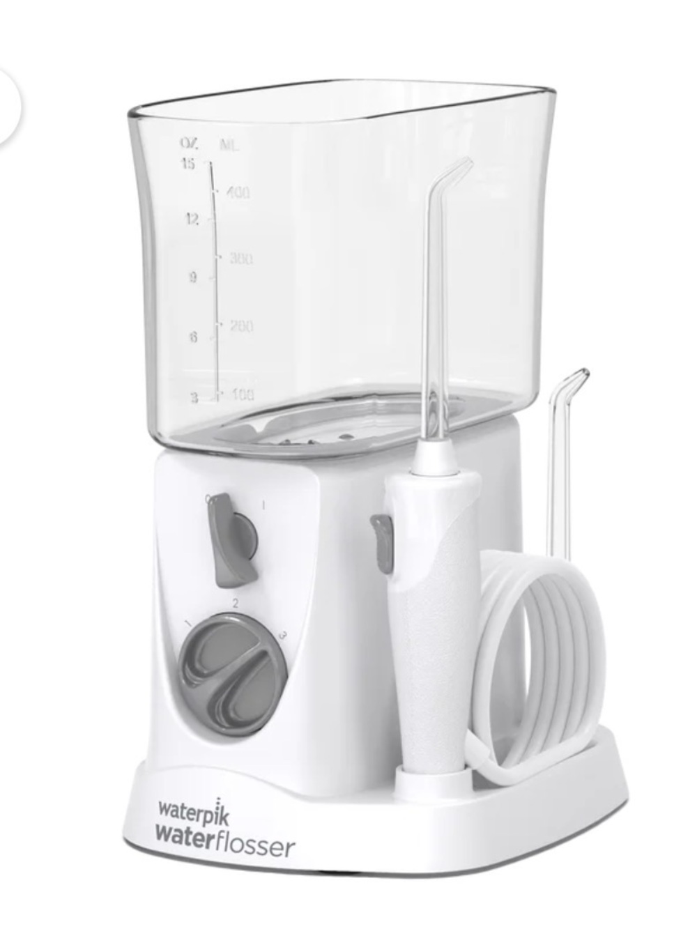 Waterpik Nano Compact Countertop Water Flosser White WP-310W Travel Size New.